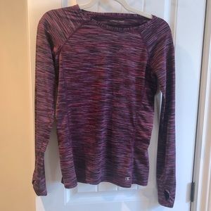 Purple sport shirt. Warm for winter